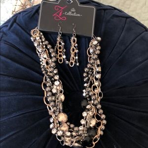 Paparazzi Zi Collection necklace and earrings set